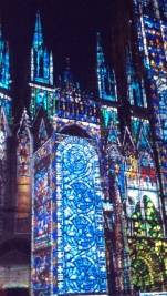 Rouen Cathédrale de Lumières @desperatecouchpotatoe